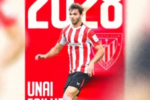 官方：23岁中卫埃吉鲁兹与毕巴续约至2028年，进入一线队