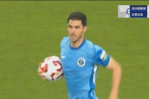 M6体育-扳回一球！埃杜-加西亚抢点破门，深圳新鹏城1-2落后云南玉昆