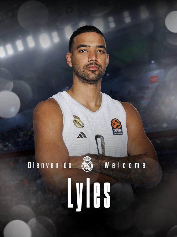 皇马官宣签下特雷·莱尔斯，NBA生涯场均7.6分4.3板